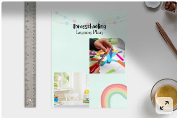 Downloadable Homeschool Lesson Plan Homeschool Template - Etsy