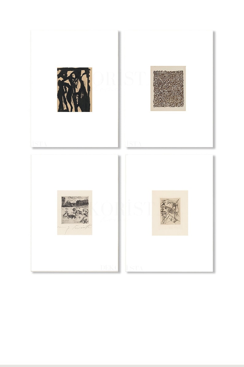 Vintage Gallery Wall Set I Vintage Gold Framed Wall Art Print Etsy