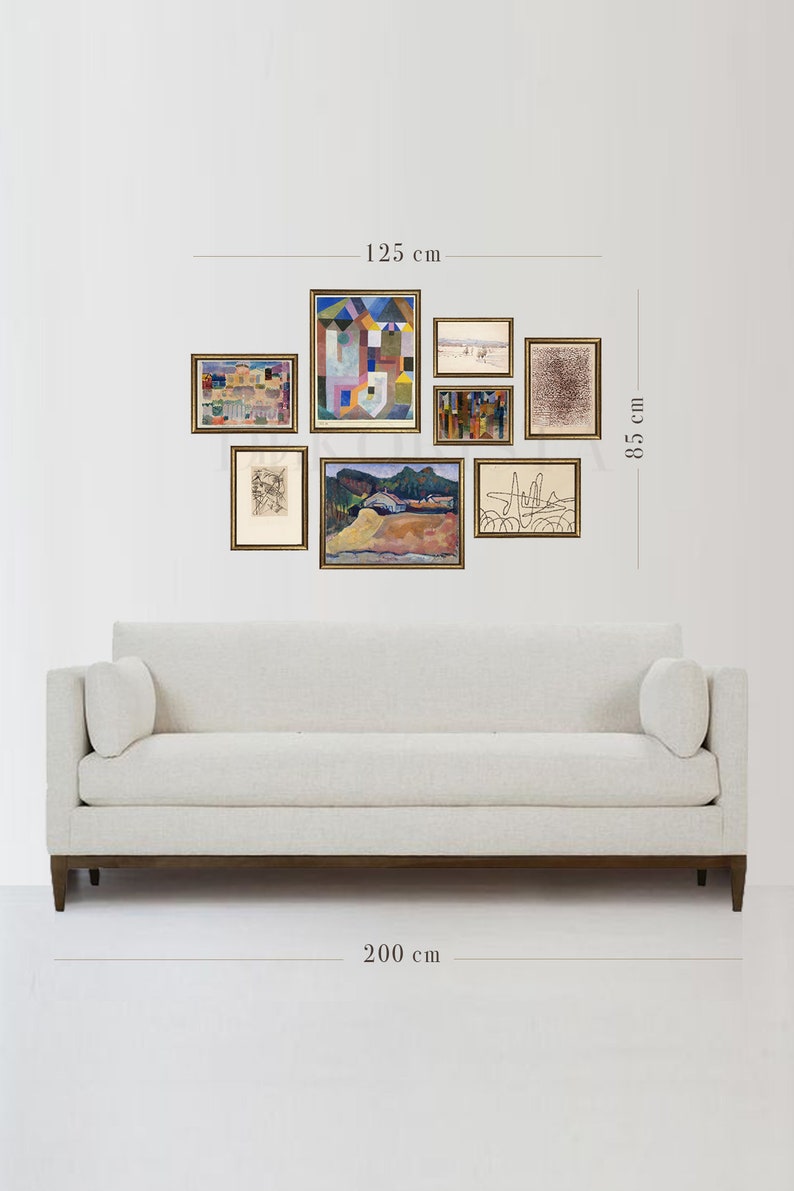 Vintage Gallery Wall Set I Vintage Gold Framed Wall Art Print Etsy
