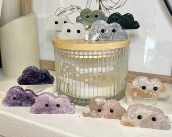 Crystal Cloud Buddy, Crystal Cloud, Hedgehogs Crystal Cute Gifts, Birthday Gift Amethyst Rock Healing Crystal Pet Rock Natural Stone Crystal