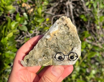 Clear Quartz Cluster Crystal Buddy, Crystal Hedgehog, Quartz, Crystal, Christmas, Animal, Pet Rock, Gift, Christmas Stocking #727C