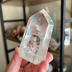 Clear Quartz Tower, Clear Quartz Tower with Rainbows, Quartz Tower From Brazil, Clear Quartz Tower, #649A