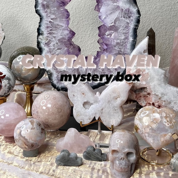 Crystal Mystery Box - Unique Crystals, Specimens, Towers, Obelisks, Freeforms, Portals, Spheres, Eggs, Slabs, Stones, Rocks