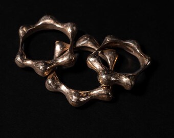 Aura Ring - Solid Bronze Stackable Ring, Fidget-friendly