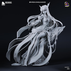 Imperatriz CC - Kit de estátua de anime inspirado em Code Geass, escala 1:8 / 254 mm