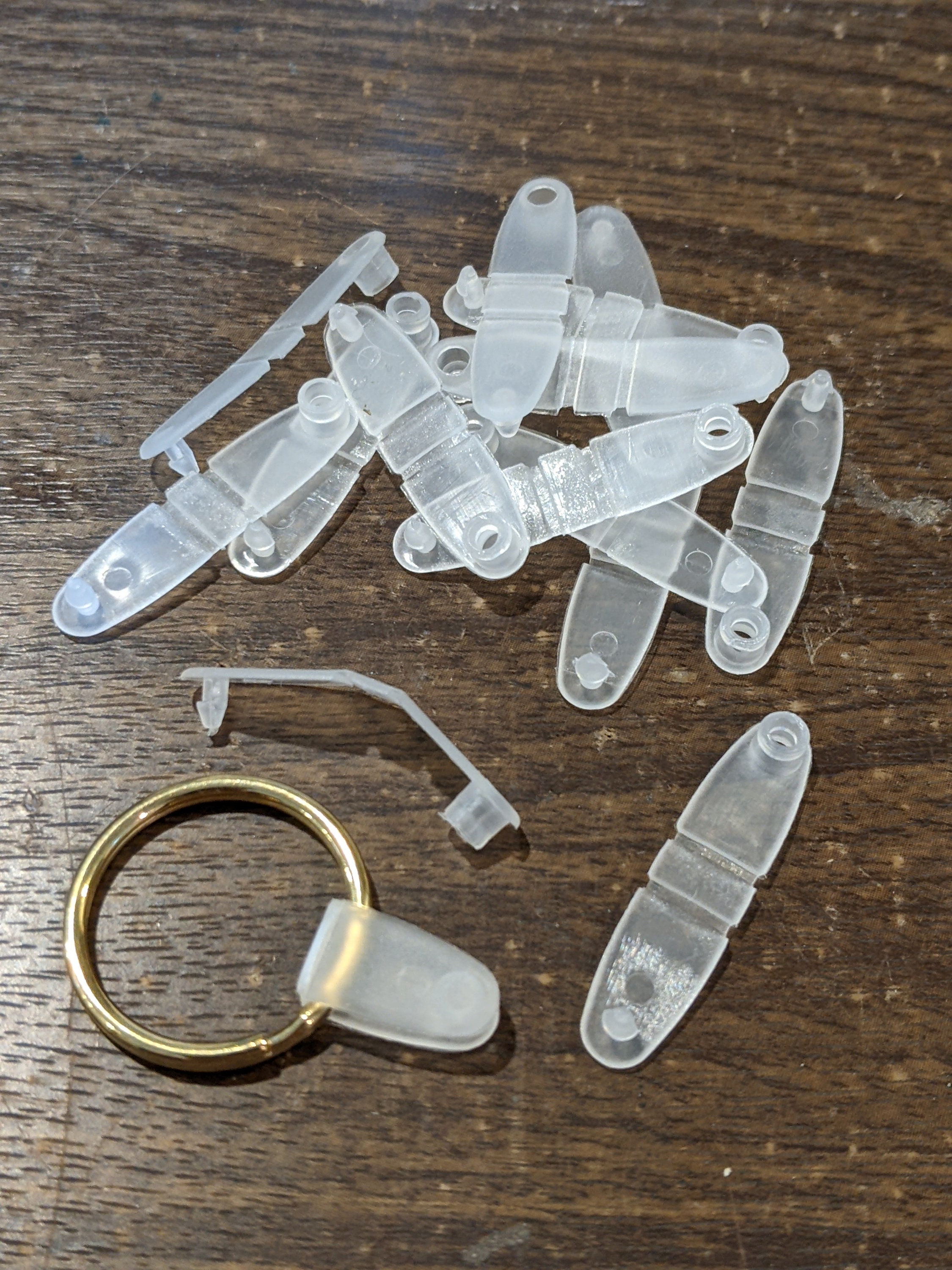 Plastic Connector Tabs Keyring Lanyard Lot of 550 Pieces Etsy