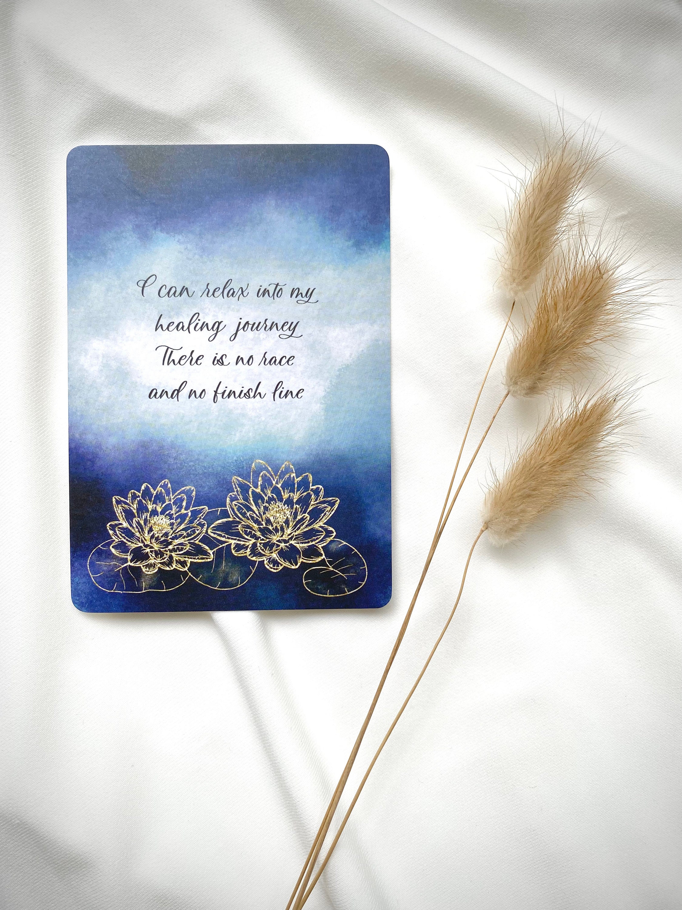 Mantra Card Deck | 52 Affirmations for Self-care & Healing Energy - Etsy