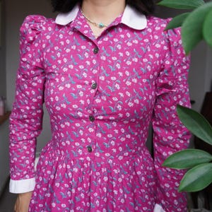 Laura Ashley 80s cottagecore floral dress