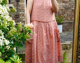 Vintage rare 70s Laura Ashley dress