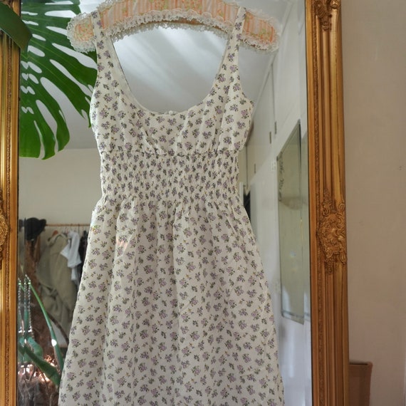 Vintage floral cottagecore dress - image 8