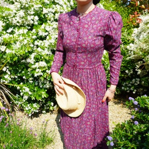 Mooie vintage Laura Ashley-jurk uit de jaren 80