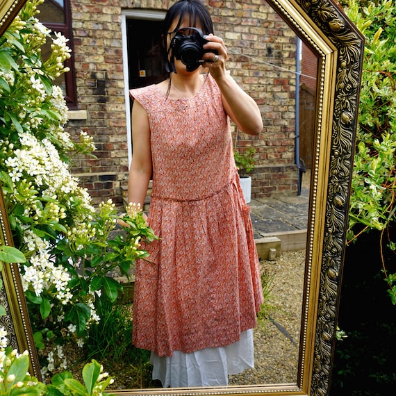 Incredible Rare Early 70s Laura Ashley Cotton Prairie Dress