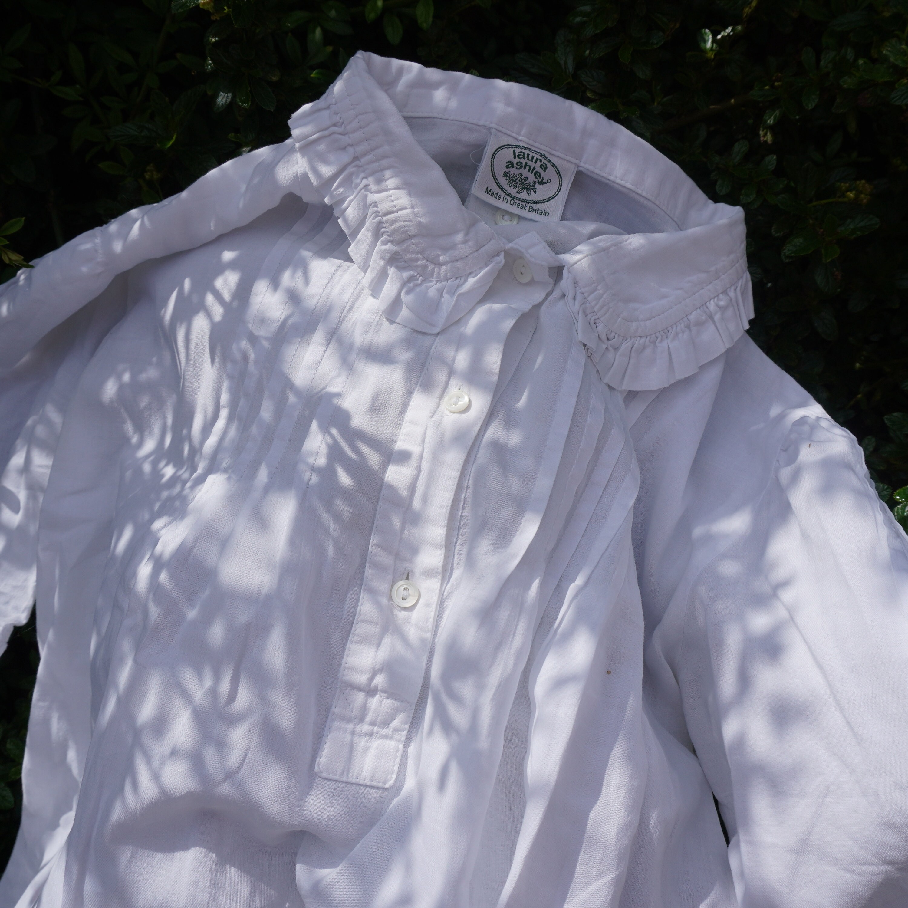 Vintage prairie romantic Laura Ashley sailor blouse - Etsy 日本