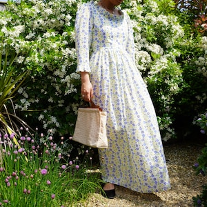Vintage Laura Ashley style ditsy dress