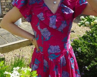 Vintage lovely 80s Laura Ashley dress