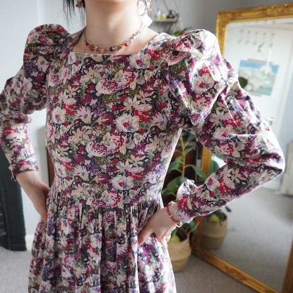 Laura Ashley, Laura Ashley 80s corduroy midi dress