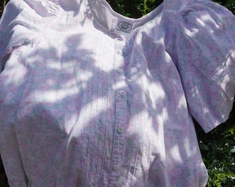 Laura Ashley 80s floral midi dress