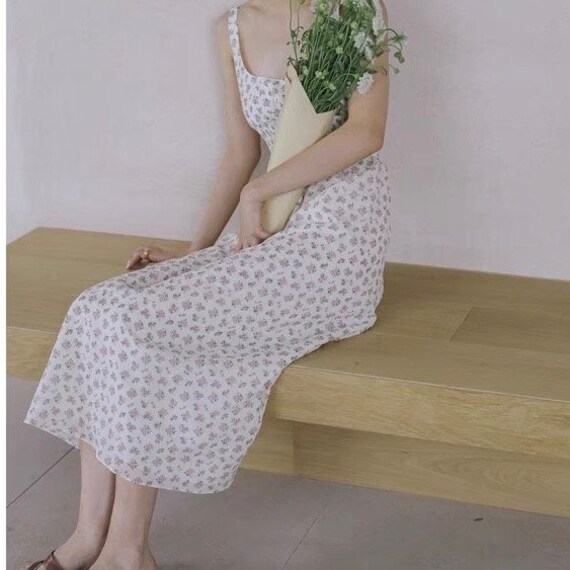 Vintage floral cottagecore dress - image 4