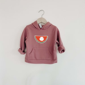 Smiley Fruits Hoodie| Toddler Hoodie| Kids Hoodie | Neutral Baby Hoodie