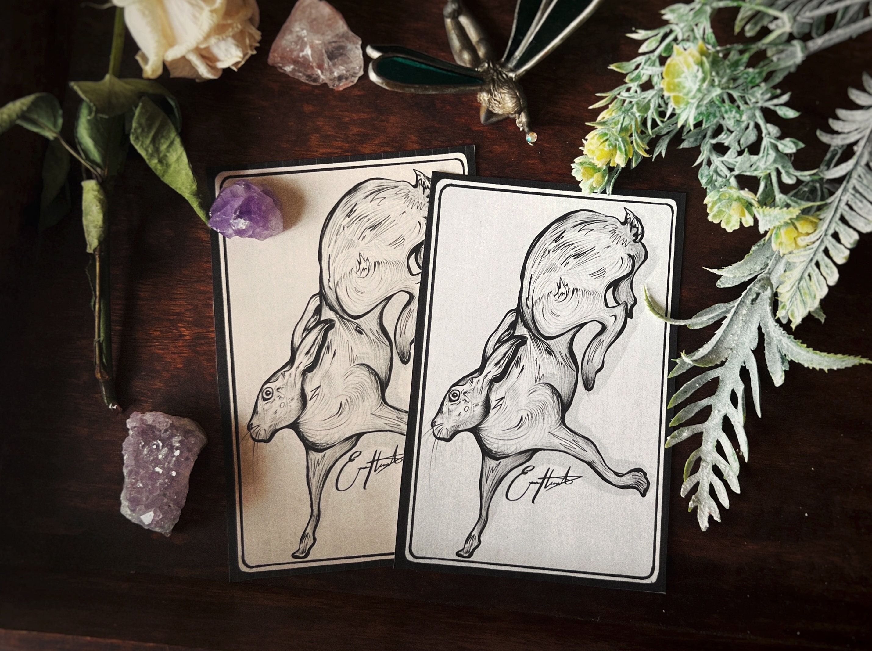 Jack the Rabbit Original Art Print, Linoleum Print, Fine Art Prints ...