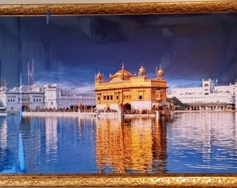 Golden Temple Amritsar Wall Poster Fine HD Print Without Frame (30 X 60 Inches). Frame used just for display purposes.