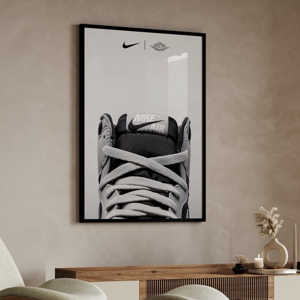 Hypebeast Sneaker Poster, Sneaker Prints Set, Minimalist Hypebeast Shoe poster, Sneakerhead Decor,Nike Print Poster, Gifts For Boyfriend