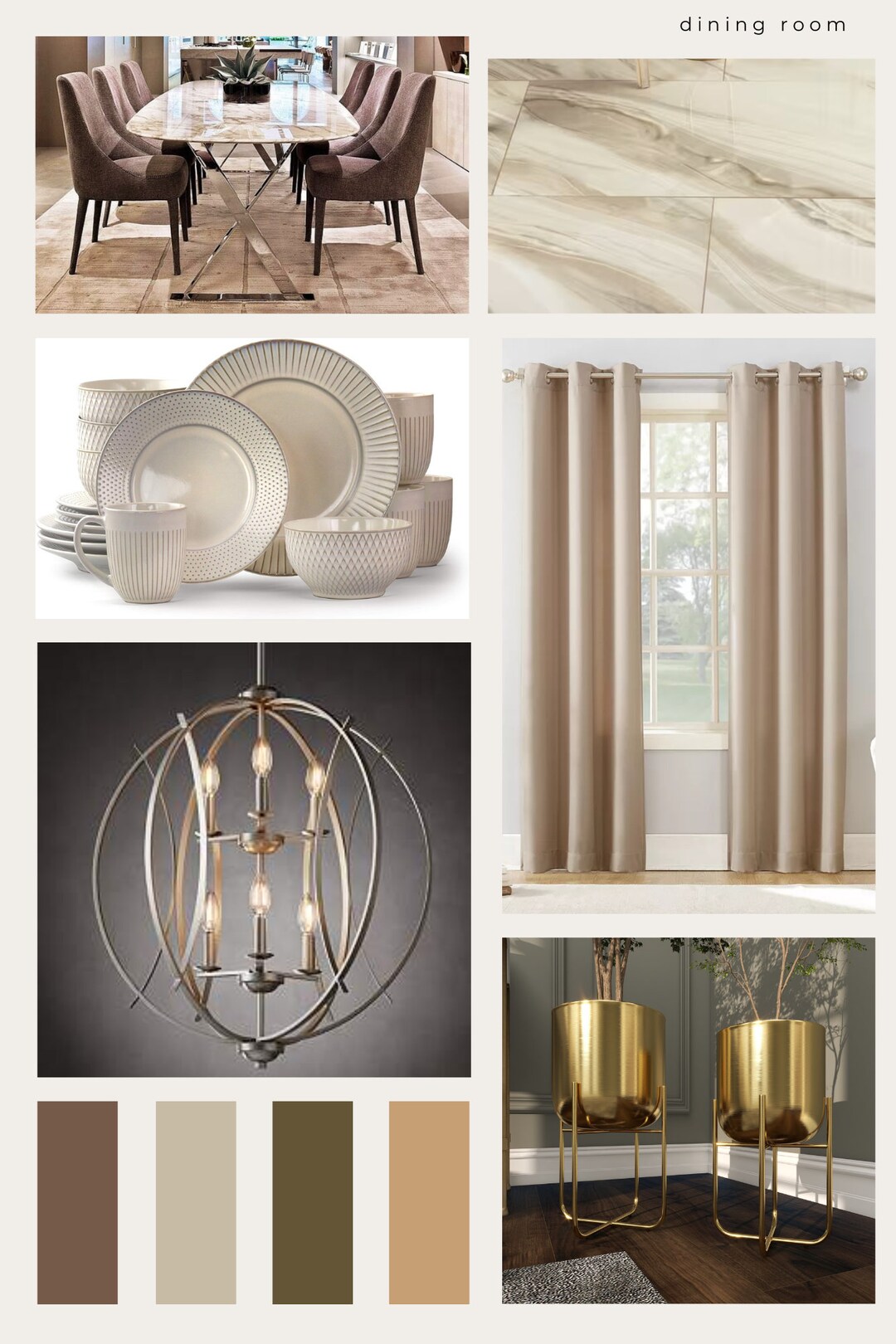Fresh Contemporary - Vision Board - Interior Design/decor - Etsy