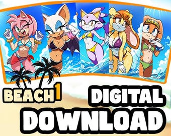 Sonic Beach Sirens – [Sonic the Hedgehog] Digital Premium Edition (Set of 5) (Digital Download)