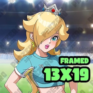 Princess Rosalina - [Super Mario Strikers] Limited Fine Art Print (Framed)