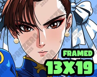 Chun-Li - [Street Fighter] Limited Fine Art Print (Framed)