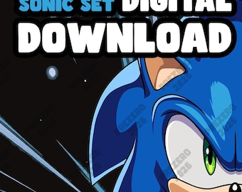 Sonic Fan Pack - [Sonic the Hedgehog] (Digital Download) + Avatar + Phone Wallpaper