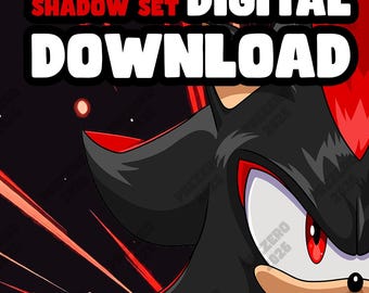 Shadow Fan Pack - [Sonic the Hedgehog] (Digital Download) + Avatar + Phone Wallpaper