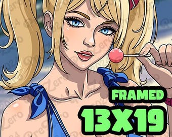 Juliet Starling - [Lollipop Chainsaw] Limited Fine Art Print (Framed)