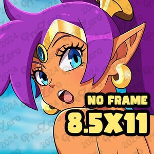 Shantae - [Shantae Half-Genie Hero] Limited Fine Art Print