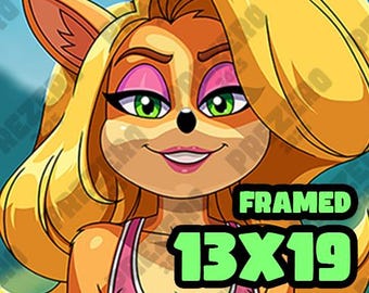 Tawna - [Crash Bandicoot] Limited Fine Art Print (Framed)