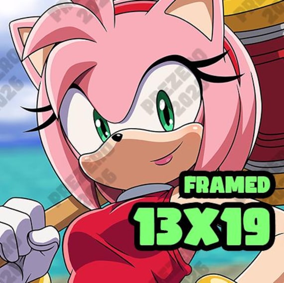 ポスター amy Amy Rose (station Square) - [sonic the Hedgehog] Limited Fine Art
