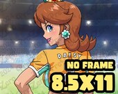 Princess Daisy [super Mario Strikers] Limited Fine Art Print