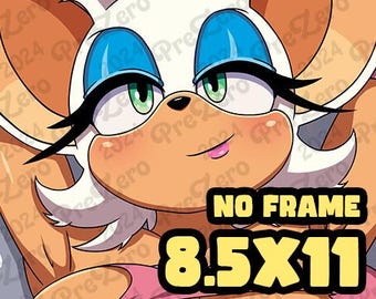 Rouge the Bat (Bed1) - [Sonic the Hedgehog] Limited Fine Art Print