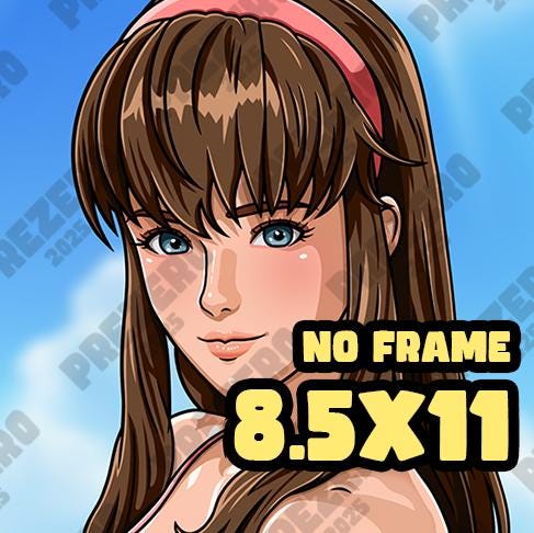P. ‘Hitomi’ mix sporeling Hitomi - [dead or Alive] Limited Fine Art Print - Etsy