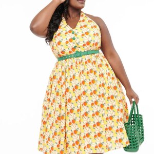 crochet dress halter neck Wholesale MOQ6 Crochet Flower Halter Neck Knit Dress