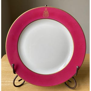 5 Antique ALEXANDER HAMILTON HOTEL Paterson New Jersey 9.5&quot; Dinner Plates