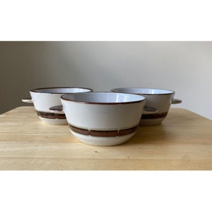 3 Vintage DESIREE DENMARK SELANDIA Lugged Cereal Bowls