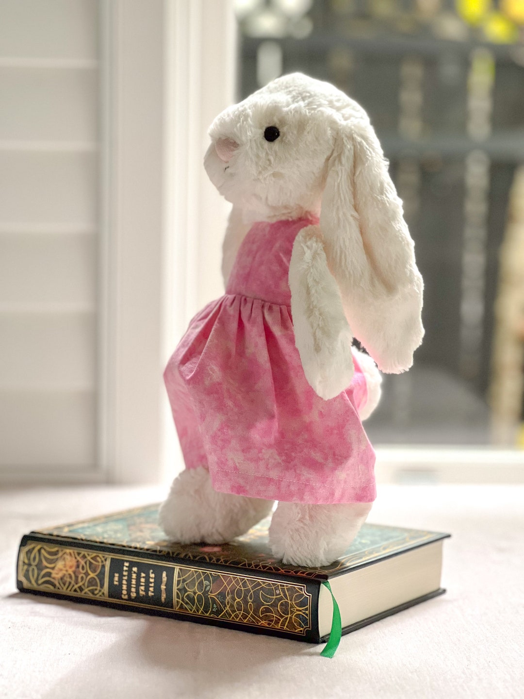 Jellycat Dress medium Jellycat Doll Dress Pink Tiedye Etsy Norway