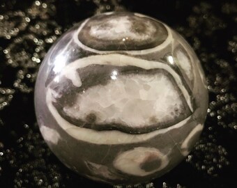 Large Thousand Eye Shell Jasper Crystal Sphere Ball