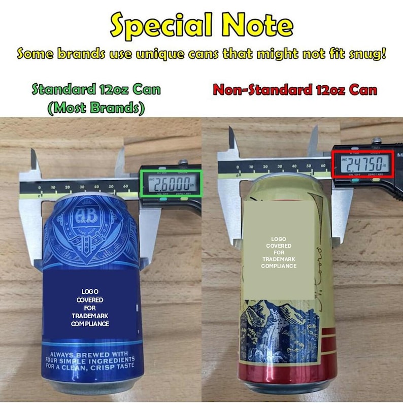 Beer and Zn Insulator, standard 12oz Can and Nicotine Coolie, Soda and Pouches cozie, Tactical Gift for Military or College Guy, 3D Printed image 10