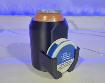 Beer and Zn Insulator, standard 12oz Can and Nicotine Coolie, Soda and Pouches cozie, Tactical Gift for Military or College Guy, 3D Printed