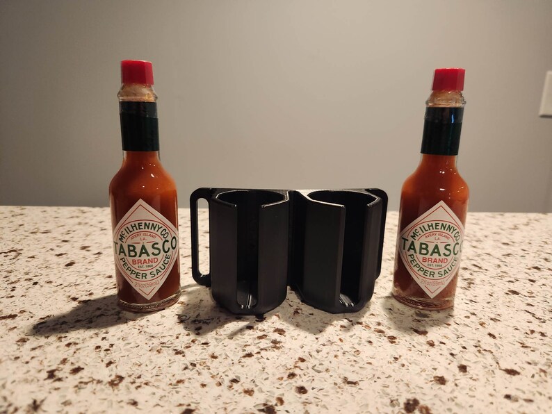 Double Tabasco Belt Holster Mini 2 Oz Travel Sized Tactical Etsy