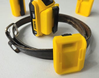 Dewalt Battery Belt Holster, Quick On & Off Flexvolt Belt holder, PowerStack Clip , Tactical Durable Tough 20v Power Tool Holding System