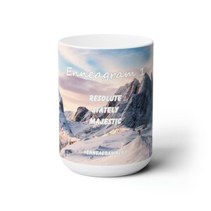 Enneagram 1 Nature Ceramic Mug 15oz