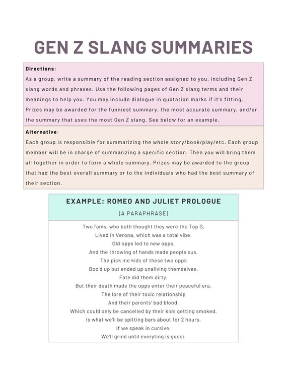 show what makes the summary a weak summary and what